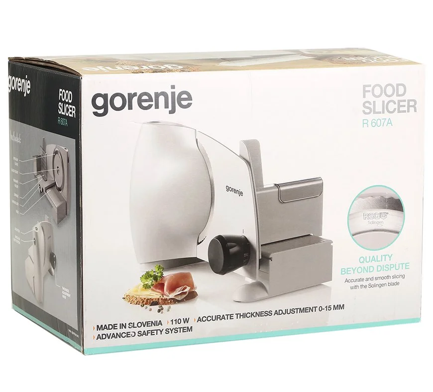 Ломтерезка Gorenje R607A Steel