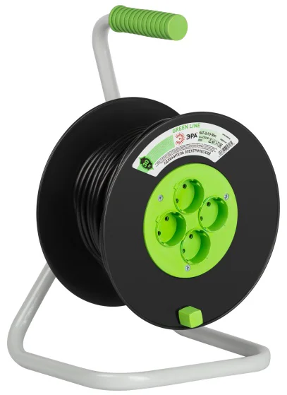Удлинитель силовой Эра Green Line KAT-2x1.5-30m 30м ПВС 2x1.5мм2 купить,NaN