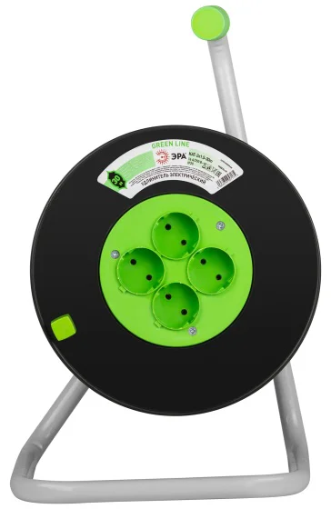 Удлинитель силовой Эра Green Line KAT-2x1.5-30m 30м ПВС 2x1.5мм2 купить,NaN