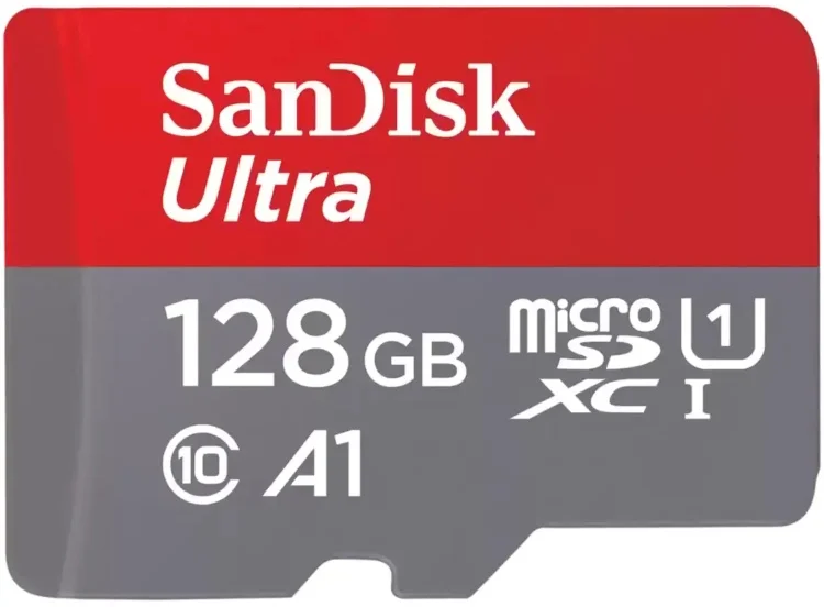 Карта памяти SanDisk Ultra microSDXC 128Gb + SD Adapter