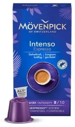 Капсулы для кофемашины Nespresso Movenpick Intenso Green 10шт