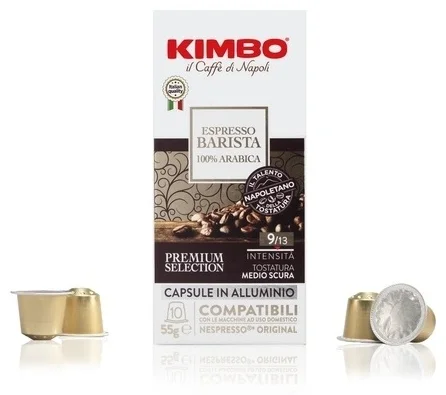 Капсулы для кофемашины Nespresso Kimbo NC Espresso Barista 10шт