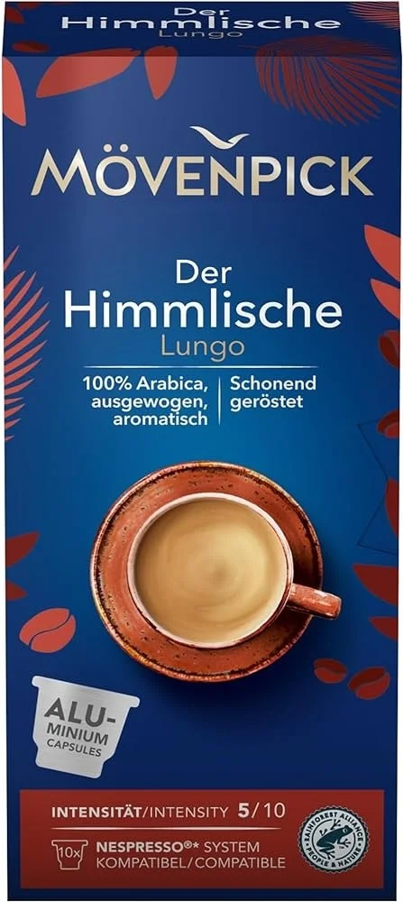 Капсулы для кофемашины Nespresso Movenpick Der Himmlische Green Cap 10шт купить,4290