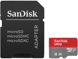 Карта памяти SanDisk Ultra microSDXC 128Gb + SD Adapter