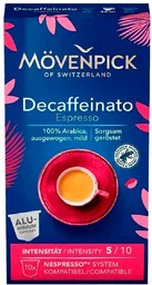 Капсулы для кофемашины Nespresso Movenpick Decaffeinato 10шт