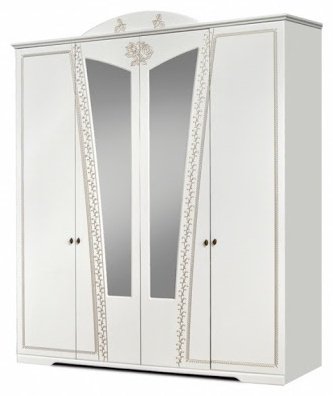 Гарнитур Imperial Роза 4Д 160х200см белый купить,NaN