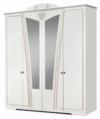 Гарнитур Imperial Роза 4Д 160х200см белый купить,NaN