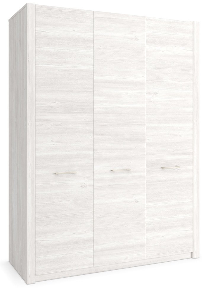 Распашной шкаф MySTAR Вирджиния, 146.6x197.7х58.6 см, белый, серый