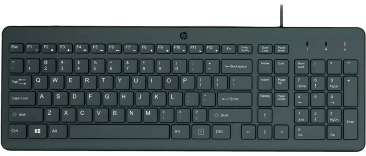 Клавиатура HP 150 Wired черная