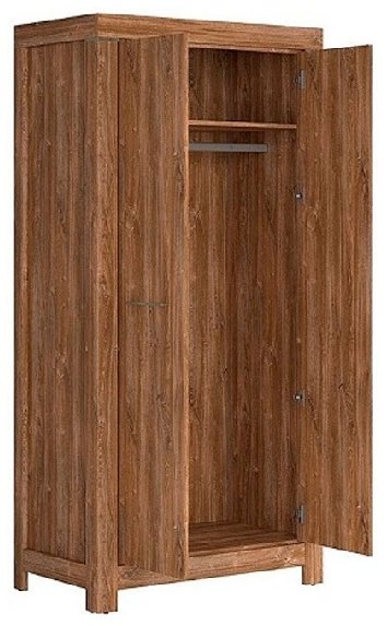 Распашной шкаф Гербор Герман 2Д SZF2D/20/10, 98x201х56 см, коричневый - ForteMarket Распашной шкаф Гербор Герман 2Д SZF2D/20/10, 98x201х56 см, коричневый купить,0