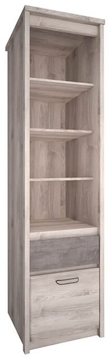 Шкаф ANREX Джаз 1D1S 56.2x210х40.3см коричневый купить,NaN