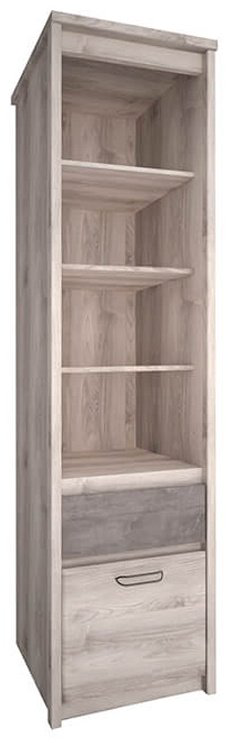 Шкаф ANREX Джаз 1D1S 56.2x210х40.3см коричневый купить,NaN