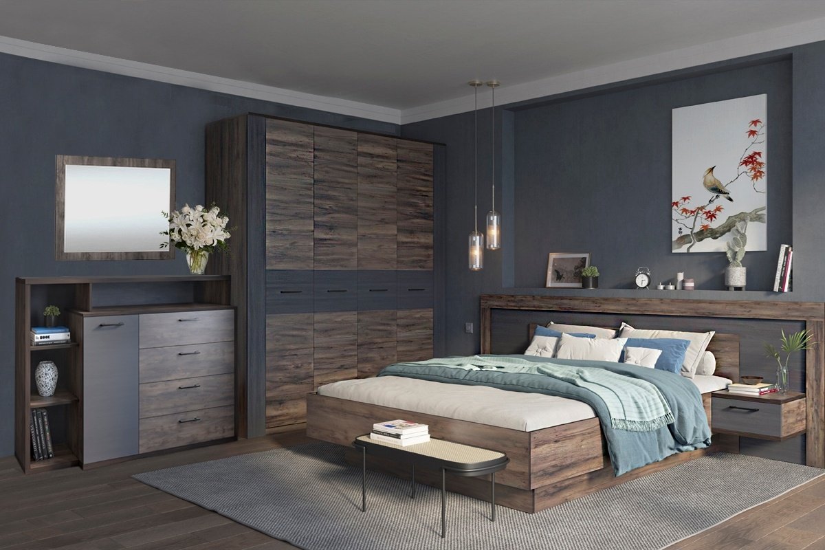 Гарнитур MySTAR Вирджиния 4Д сп. место 160х200 см