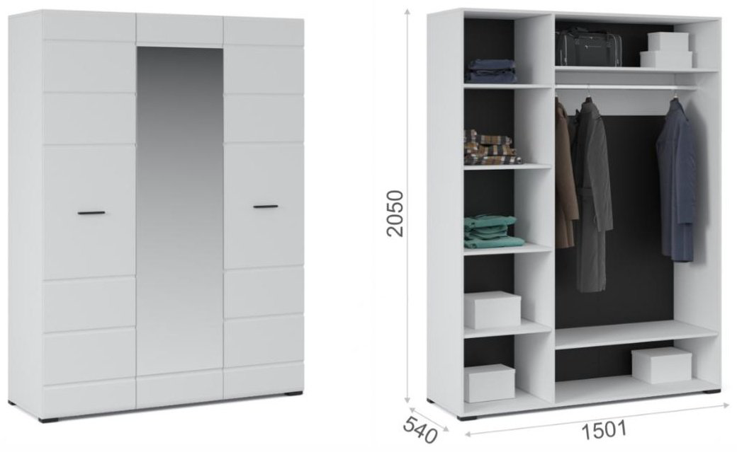 Гарнитур Imperial Йорк 3Д 160х200см белый купить,NaN
