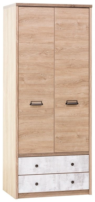 Распашной шкаф ANREX Дизель 2DG2S/D2, 86x210х59 см, коричневый купить,NaN