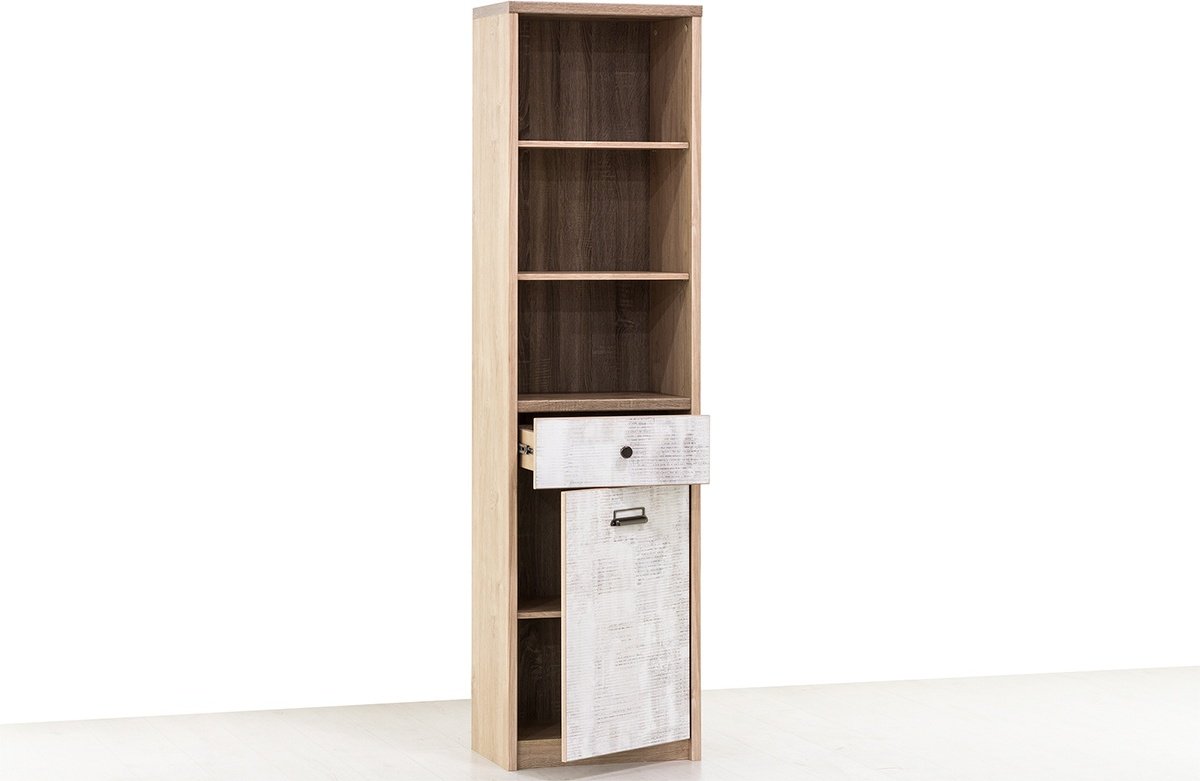 Шкаф ANREX Дизель 1D1S/D2 55.8x210х36.2см коричневый купить,NaN
