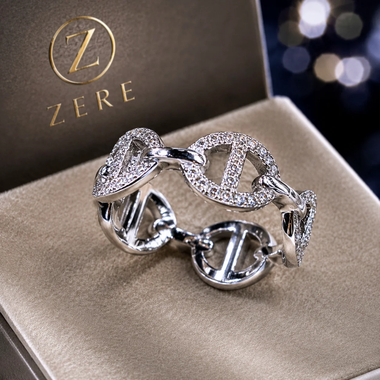 Кольцо Zere ZR210510 серебро 3.4гр 17.5р купить,19200
