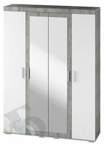 Распашной шкаф BTS Инстайл ШК-31, 160x217х51 см, серый купить,NaN