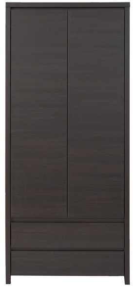 Распашной шкаф Гербор Каспиан SZF2D2S, 90x201х56 см, коричневый