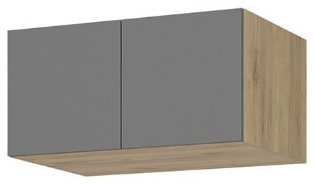 Шкаф антресольный Стендмебель Лион, 80x40х55 см, серый, золотистый купить,NaN