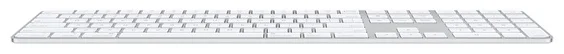 Клавиатура Apple Magic Keyboard with Touch ID and Numeric Keypad for Mac MK2C3RS/A белая купить,NaN
