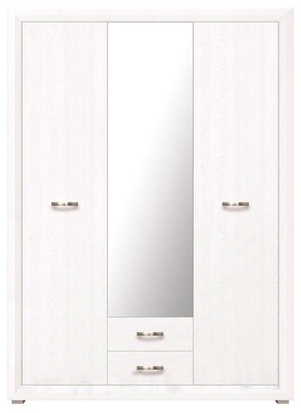 Распашной шкаф 100376, 151x211х60 см, белый купить,NaN