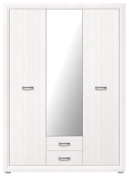 Распашной шкаф Гербор Маркус SZF3D2S, 151.5x211.5х60.5 см, белый купить,NaN