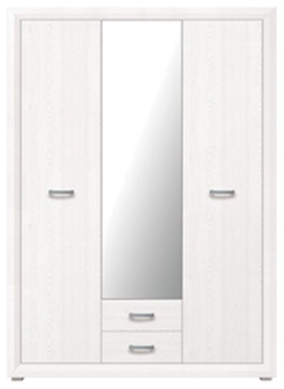 Распашной шкаф Гербор Маркус SZF3D2S, 151.5x211.5х60.5 см, белый купить,NaN