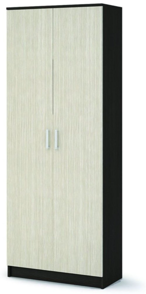 Шкаф Стендмебель Машенька 80x202х38см черно-бежевый купить,NaN