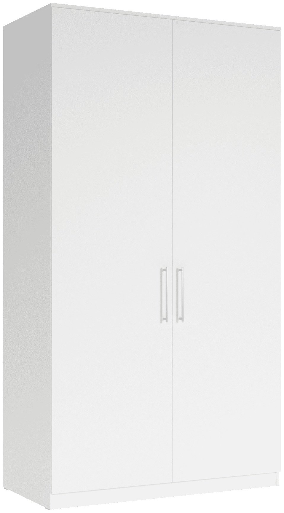 Распашной шкаф Мебель Азии Медина 2Д, 120.2x221.6х60 см, белый