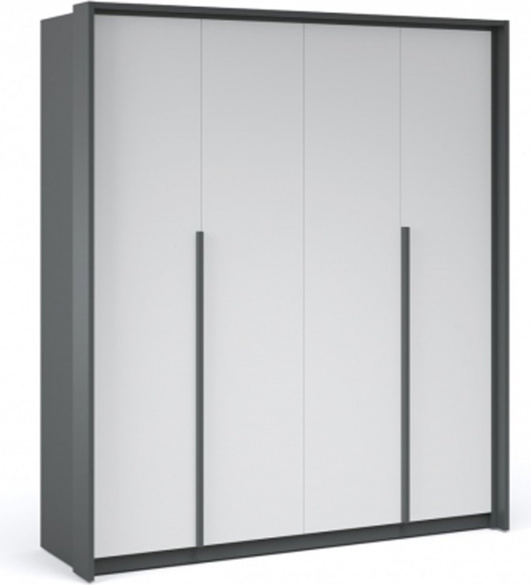 Шкаф распашной Мишель 183x210х61см бело-серый купить,NaN
