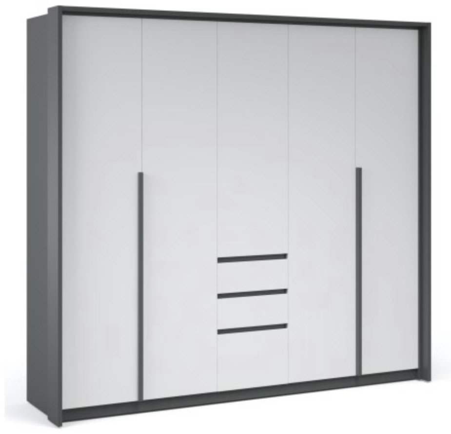 Распашной шкаф Imperial Мишель 226x209х60.5 см серый купить,NaN