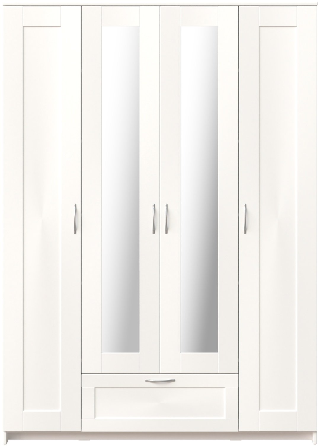 Распашной шкаф Гуд Лакк СИР-52, 156x220х59 см, белый