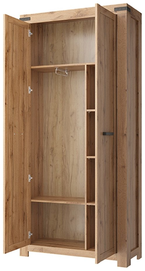 Распашной шкаф ANREX Мортиз 00031761, 103.5x220х40.1 см, коричневый купить,NaN