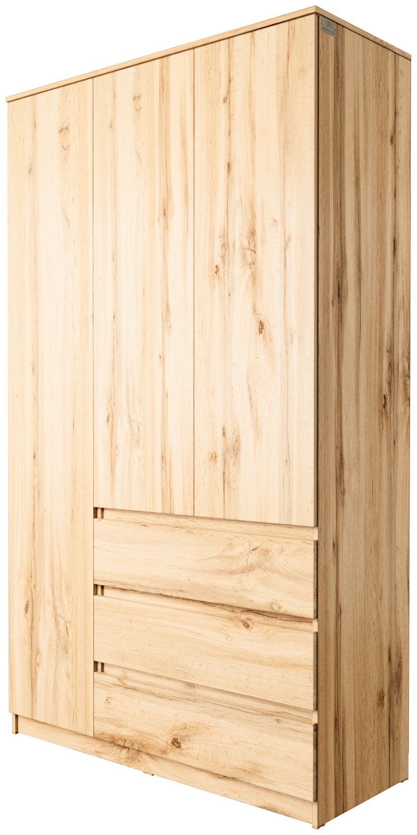 Распашной шкаф Мебель Азии Мори МШ 1200.1, 120x210х50 см, коричневый
