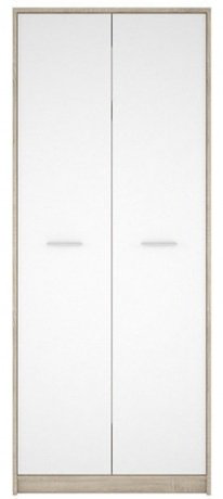 Распашной шкаф Гербор Непо SZF 2D, 80x197х54 см, белый, бежевый купить,NaN