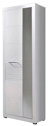 Распашной шкаф BRW Flames REG, 72x201х37 см, белый купить,NaN