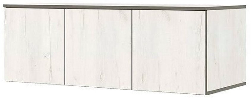 Шкаф антресольный МИФ Норд, 120x41.8х51 см, светло серый, кремовый купить,NaN