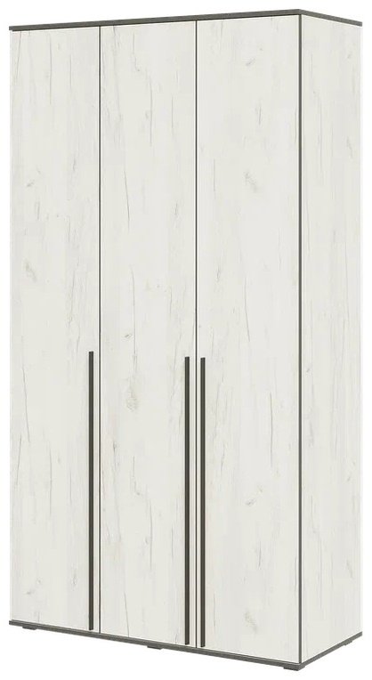 Распашной шкаф МИФ Норд 3-х ств, 120x223.6х51 см, светло серый купить,NaN
