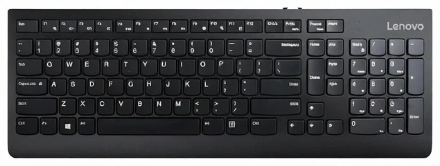 Клавиатура Lenovo 300 USB Combo Wired черная