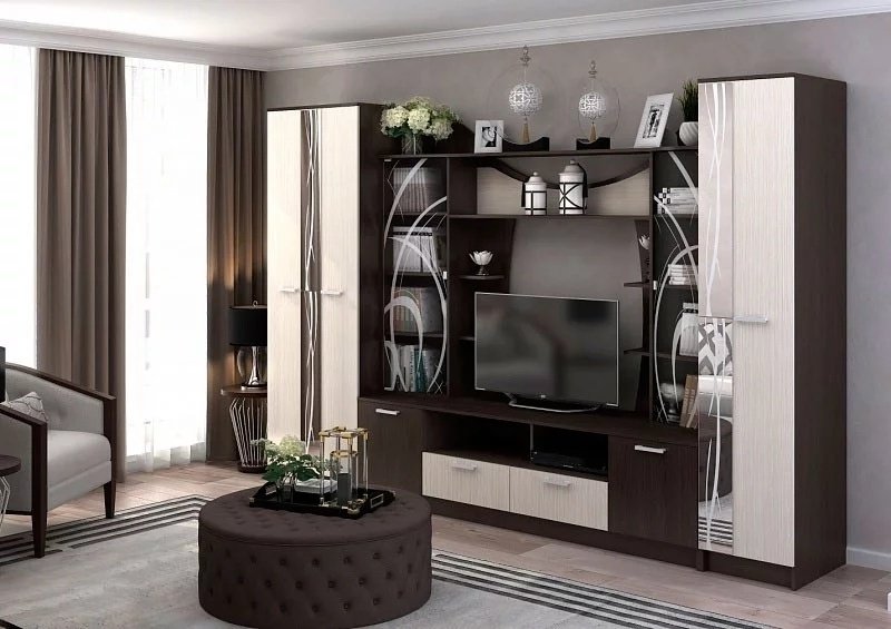 Шкаф Стендмебель Ольбия 2Д 70x210х54.6см бежево-коричневый купить,NaN