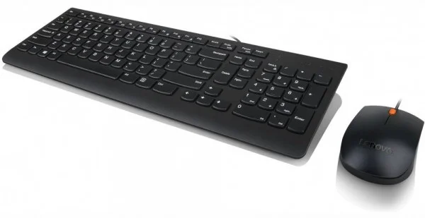 Клавиатура Lenovo 300 USB Combo Wired черная