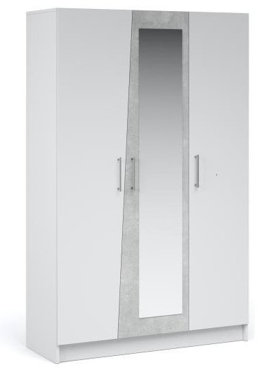 Распашной шкаф Imperial Антария 3Д 120.2x190.5х46.6см белый купить,NaN