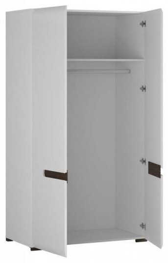 Распашной шкаф Гербор Ацтека 017 SZF2D/21/11 105x210х60см белый купить,NaN