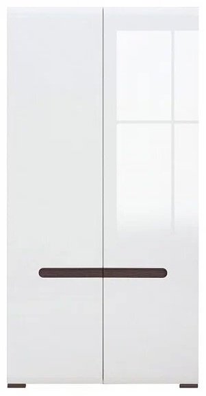 Распашной шкаф BUGA_3893, 105x210х60 см, белый купить,NaN