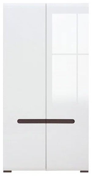 Распашной шкаф BUGA_3893, 105x210х60 см, белый купить,NaN
