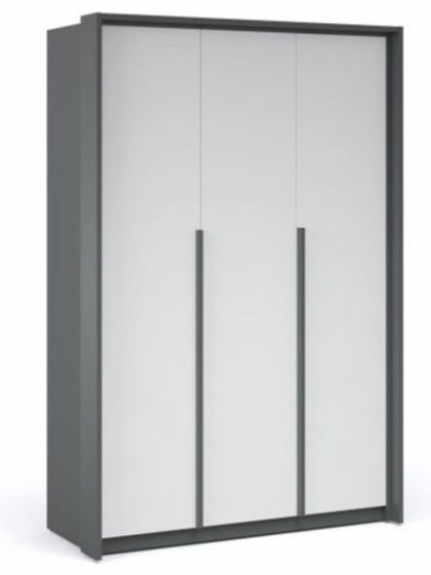 Распашной шкаф Imperial Мишель 1068 139x210х60.5см серый купить,NaN