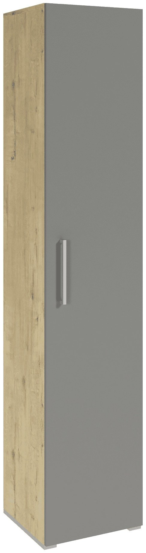 Шкаф-пенал Мебель Азии Авила, 40x193.6х37 см, бежевый, серый купить,41990