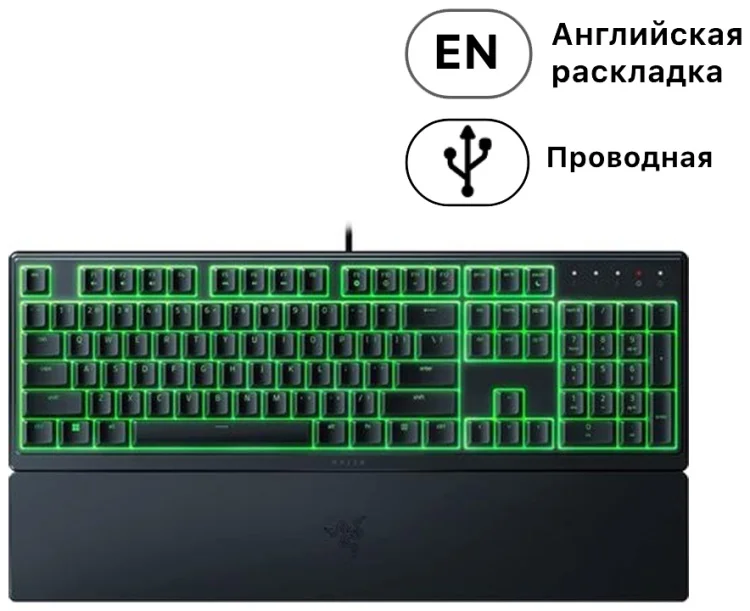 Клавиатура Razer Ornata V3 X RZ03-04470800-R3R1 черная - ForteMarket Клавиатура Razer Ornata V3 X RZ03-04470800-R3R1 черная купить,22990