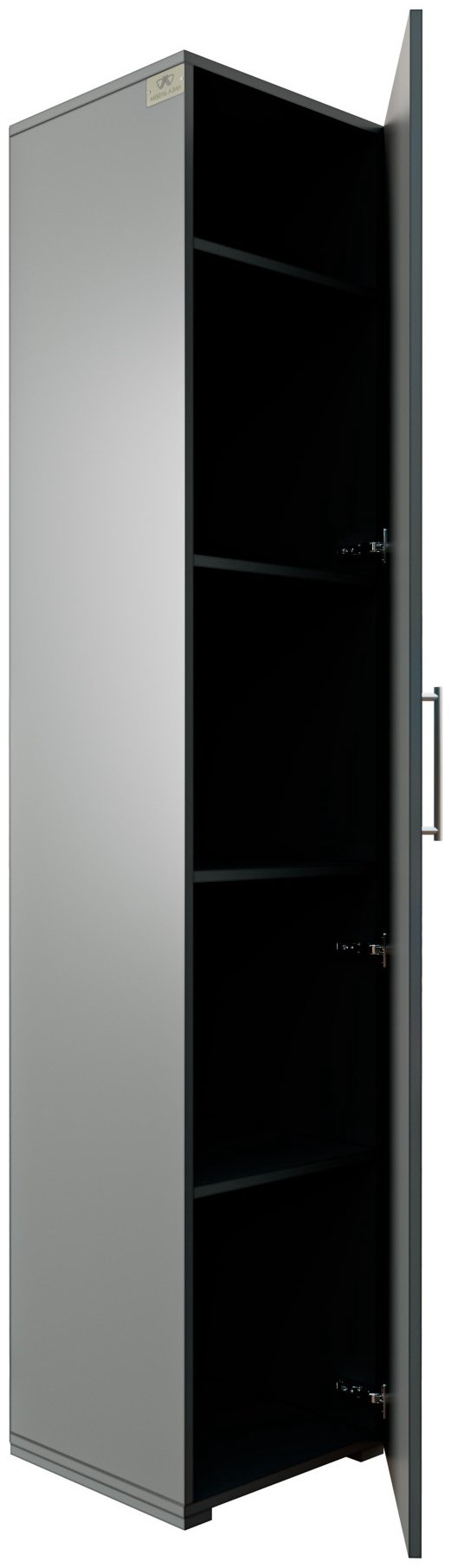 Шкаф-пенал Мебель Азии Авила, 40x193.6х37 см, серый купить,41990